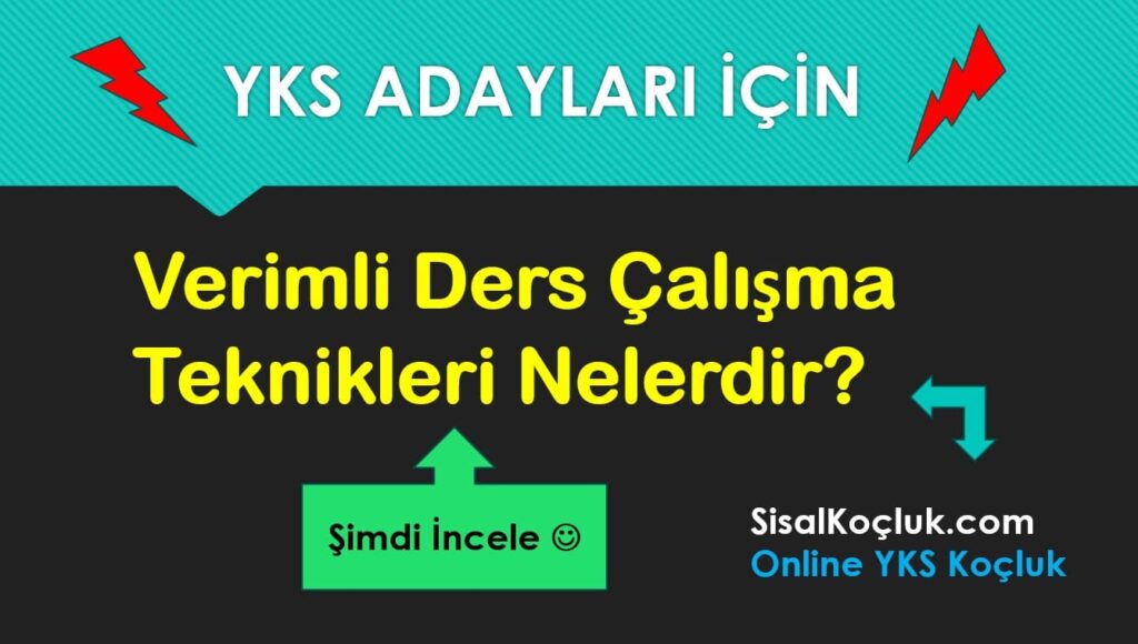 Verimli ders çalışma tekniklerini hemen öğren!